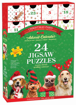 Calendrier De L'Avent 2025 Casse-tête - 24 Puzzles En Métal, Bois, Plastique - Pour Enfants Et Adolescents