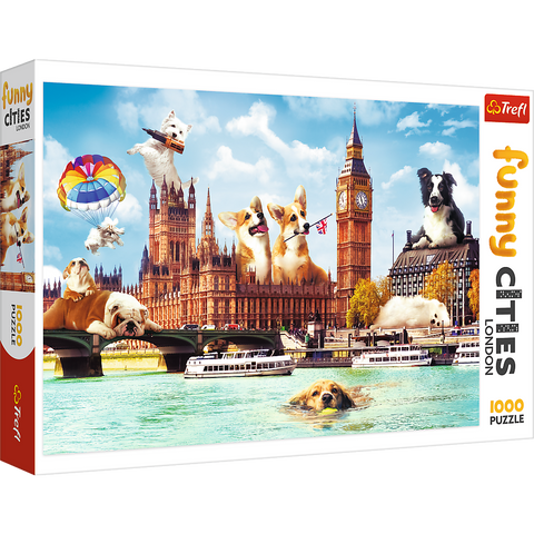 Funny Cities - Chiens à Londres | 1000 mcx