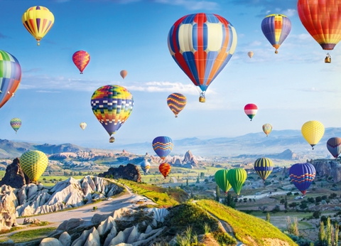 Montgolfières, vue de la Cappadoce | 1000 mcx