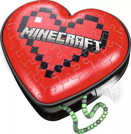 Coeur Minecraft 3D 54 mcx