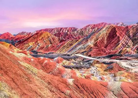 Belles montagnes : Montagnes Rainbow, Chine | 1000 mcx