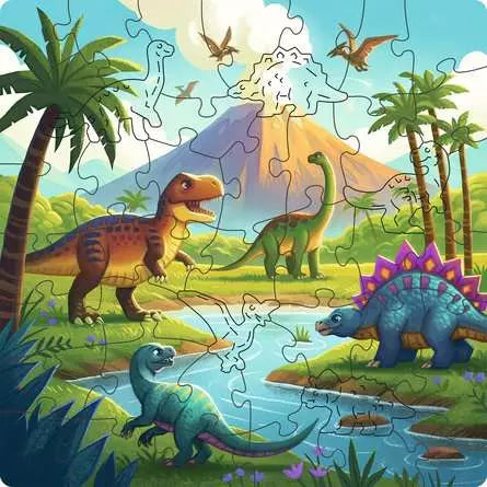 Dinosaures en bois | 44 mcx