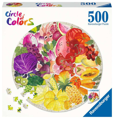 Cercle de couleurs - Fruits et légumes | 500 mcx