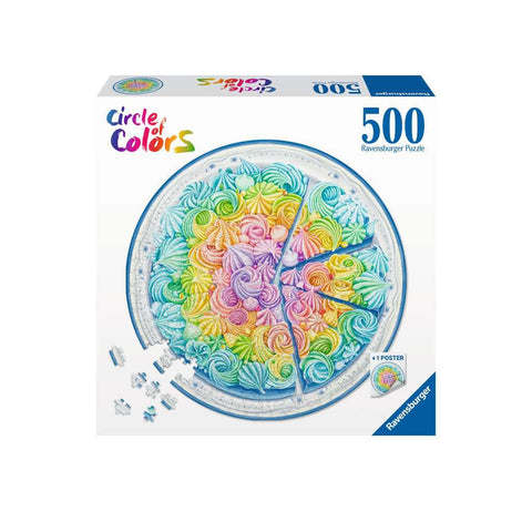 Cercle de couleurs - Gâteau arc-en-ciel | 500 mcx