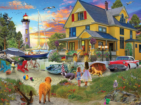 Ma maison de plage jaune | 500XL mcx