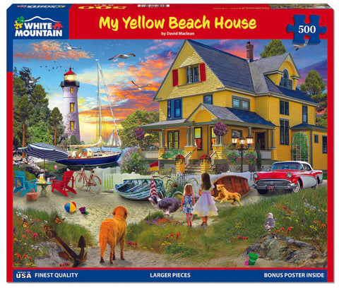 Ma maison de plage jaune | 500XL mcx