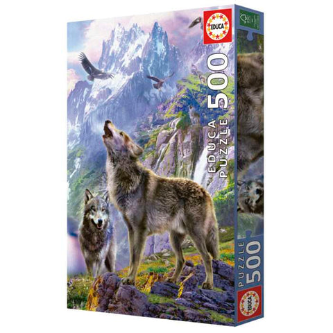 Loups sur les rochers | 500 mcx