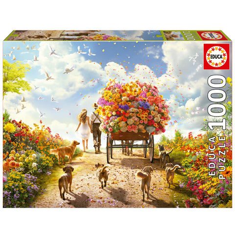 Chariot de fleurs | 1000 mcx