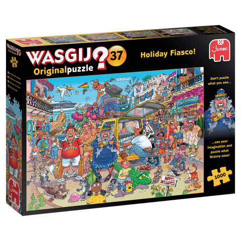 Wasgij Original #37 - Le fiasco des vacances | 1000 mcx