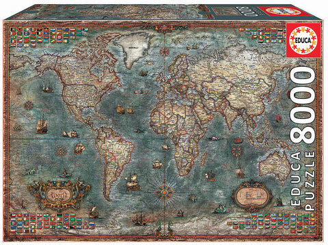 Mappemonde historique | 8000 mcx