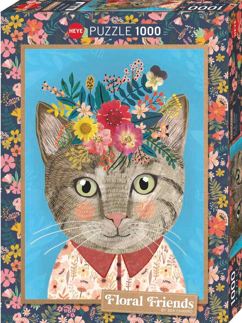 Floral Friends - Pretty feline | 1000 mcx