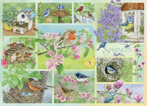 Les oiseaux du jardin au printemps | 500XL mcx