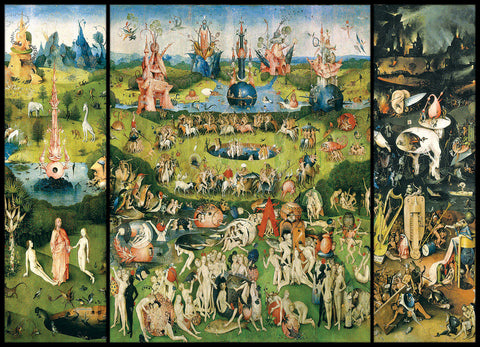 Hieronymus Bosch - Le jardin des délices | 1000 mcx