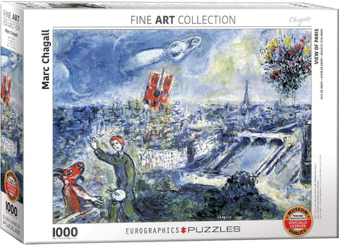 Chagall - Vue de Paris | 1000 mcx