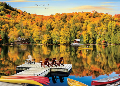 Chalet au bord du lac, Québec | 1000 mcx