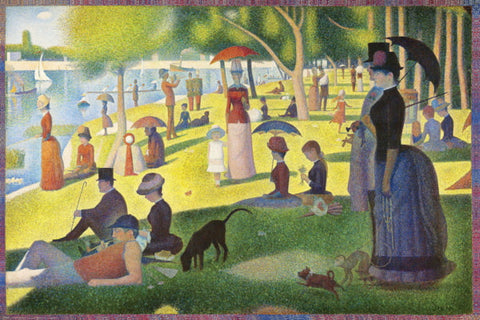 Georges Seurat - Un dimanche après-midi à l'île de la Grande Jatte | 1000 mcx