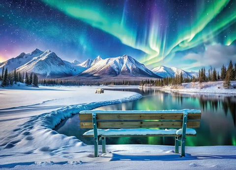 Aurores boréales au Yukon | 1000 mcx