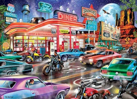 Diner sur la route 66 | 1000 mcx