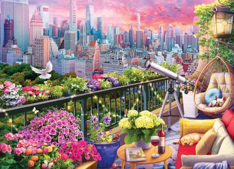 Jardin sur le toit à New York | 1000 mcx