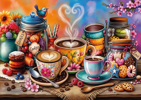 Bonheur de biscuits et café | 1000 mcx