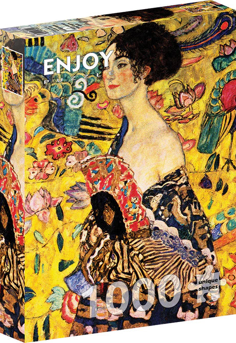 Klimt - La dame à l'éventail | 1000 mcx