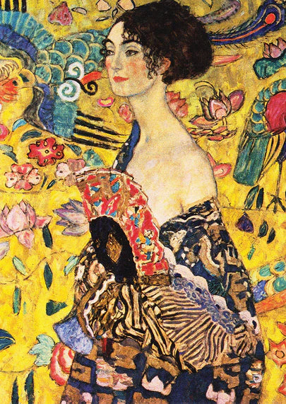 Klimt - La dame à l'éventail | 1000 mcx