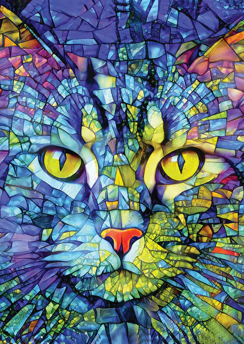 Fiona, la chatte en vitrail | 1000 mcx