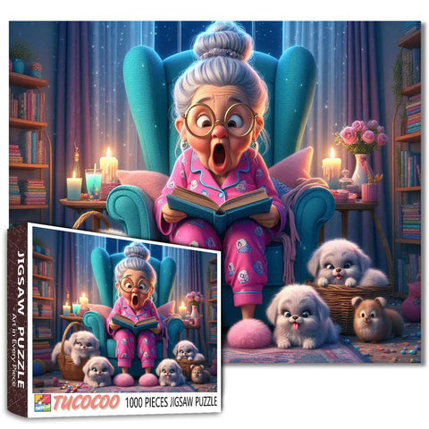 Mami et chiens tout doux | 1000 mcx