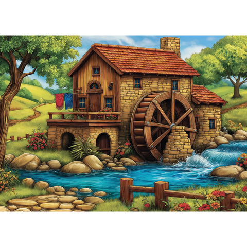 Après-midi au moulin à eau doré | 1000 mcx