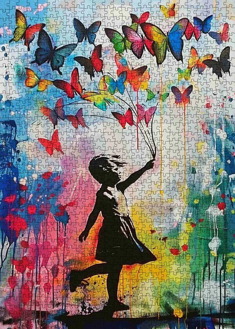 Banksy papillons | 1000 mcx