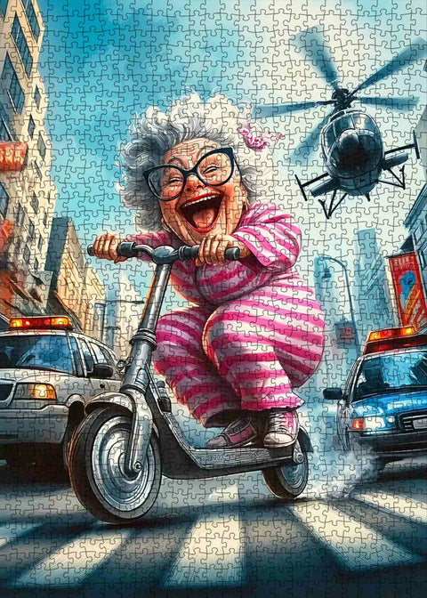 Mami en scooter | 1000 mcx