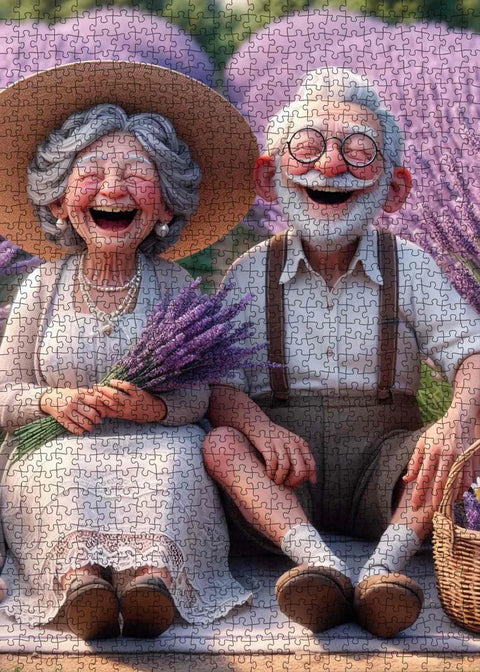 Plaisir dans le champ de lavande | 1000 mcx