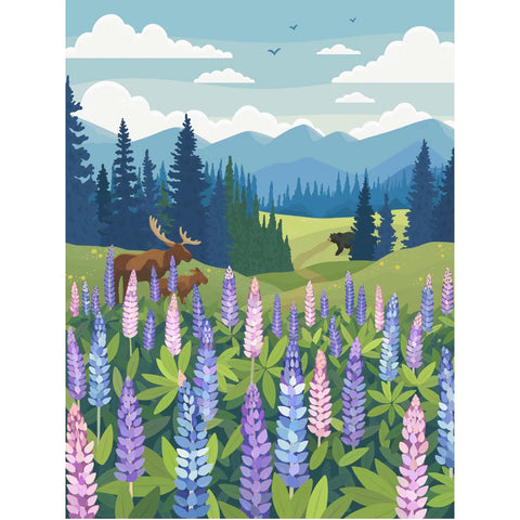 Prairie de lupins | 1000 mcx