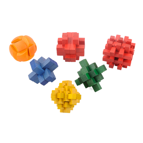 Mini casse-tête 3D en bois