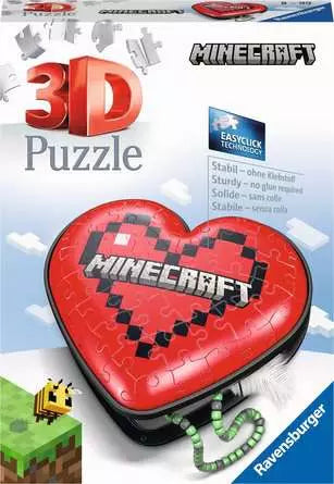 Coeur Minecraft 3D 54 mcx
