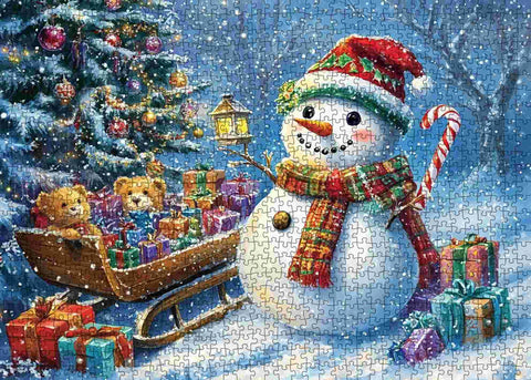 Défilé des cadeaux du bonhomme de neige | 1000 mcx