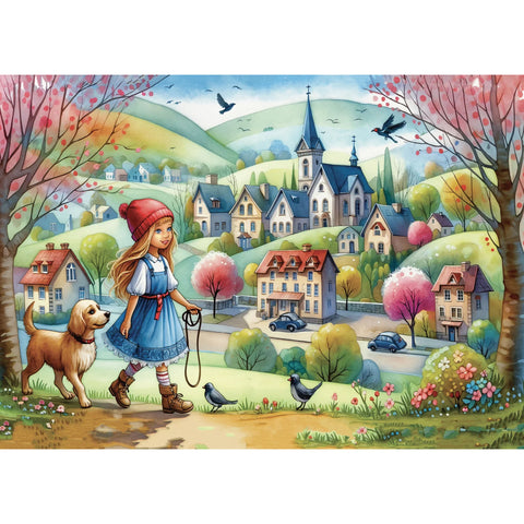 En marchant vers la maison| 1000 mcx