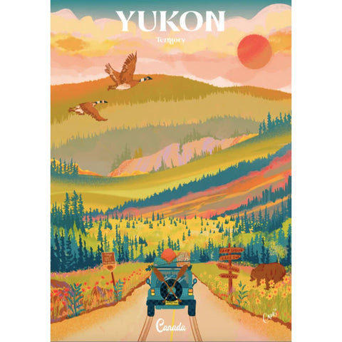 Voyage en voiture au Yukon | 1000 mcx
