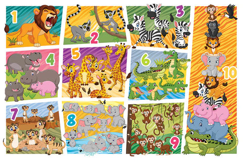 Nombre d'animaux | Casse-tête de plancher 35 mcx