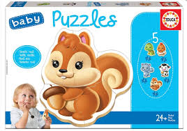 Bébé puzzle - Animaux | 5 mini-puzzle