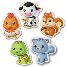 Bébé puzzle - Animaux | 5 mini-puzzle