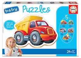 Bébé puzzle - Moyens de transport | 5 mini-puzzle