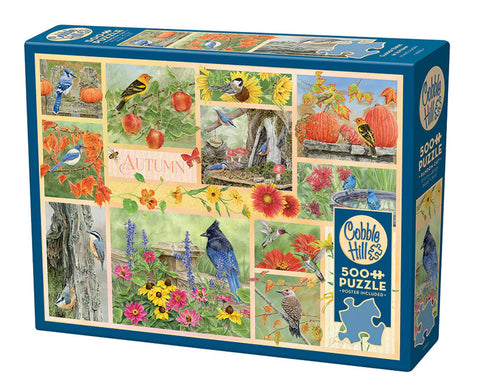 Les oiseaux du jardin en automne | 500XL mcx
