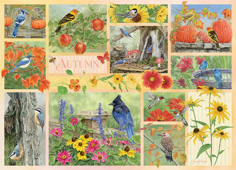 Les oiseaux du jardin en automne | 500XL mcx