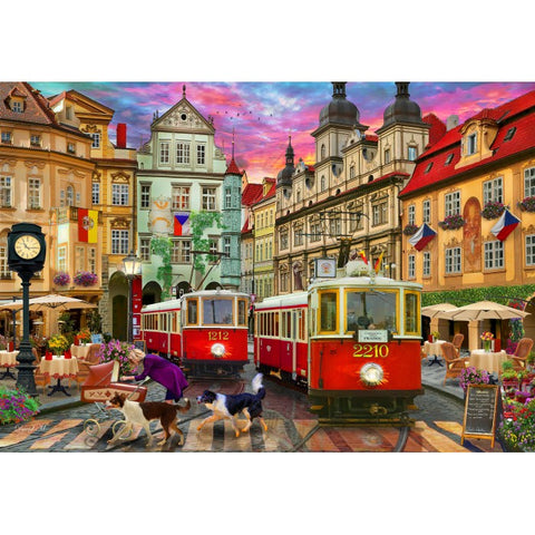 Tramway à Prague | 1000 mcx