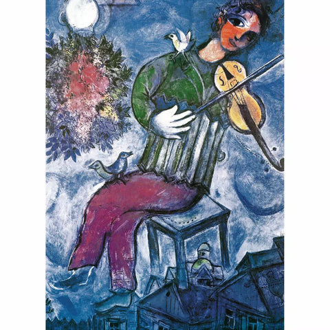 Marc Chagall - Le violoniste bleu | 1000 mcx