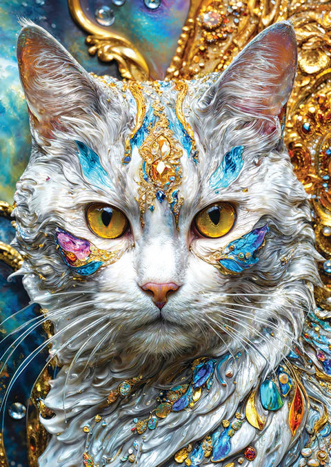 Chat orné de bijoux | 1000 mcx