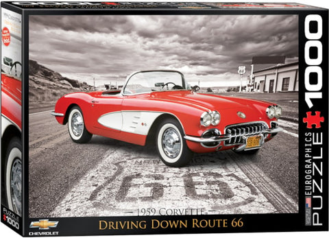 1959 Corvette - Conduire sur la route 66 | 1000 mcx