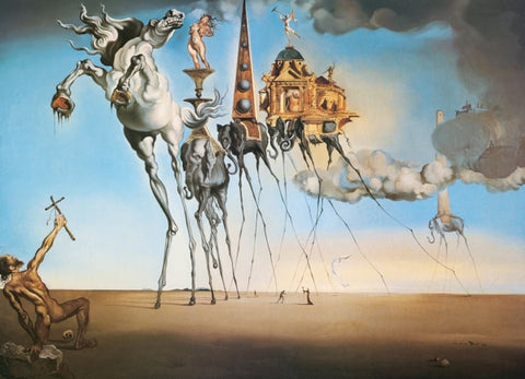 Salvador Dali - La tentation de Saint Antoine | 1000 mcx