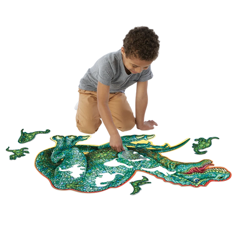 Dinosaure - Casse-tête de plancher scintillant | 51 XL mcx